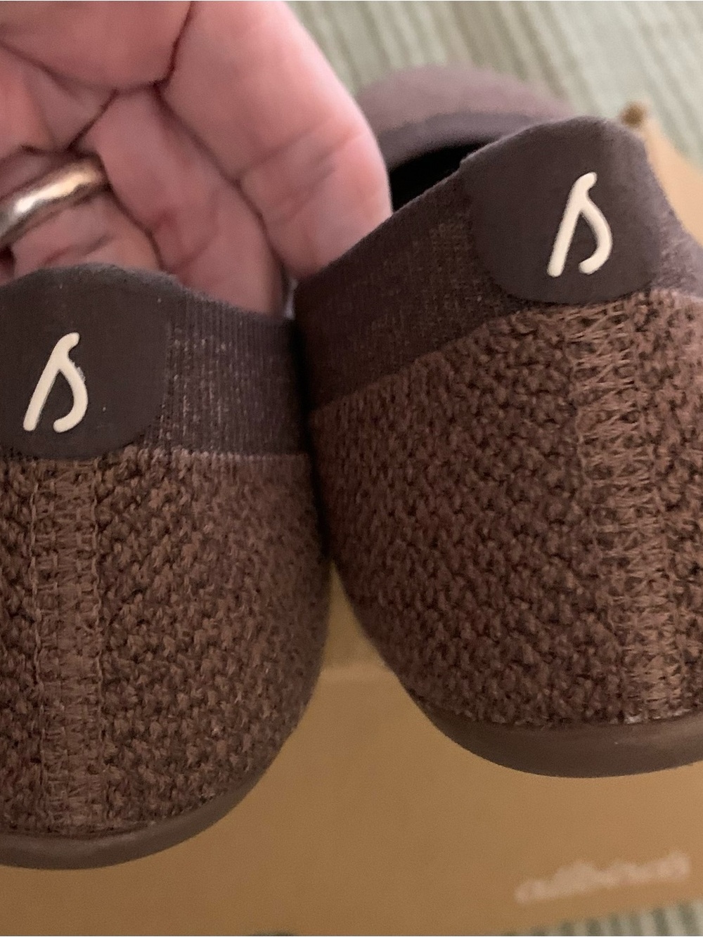 allbirds Brown Knit Ballet Flats - Women’s Slip-On - Picture 2 of 6